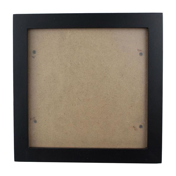 

digital po frames po square thick pine wood frame wall picture (black,6 inch)