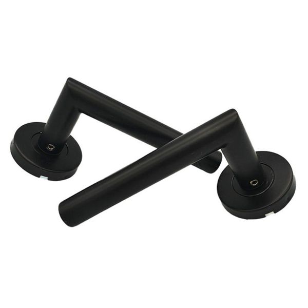 

handles & pulls door handle 2pcs stainless steel contemporary split round slim bathroom close bite, not easy to loosen, durable and practica