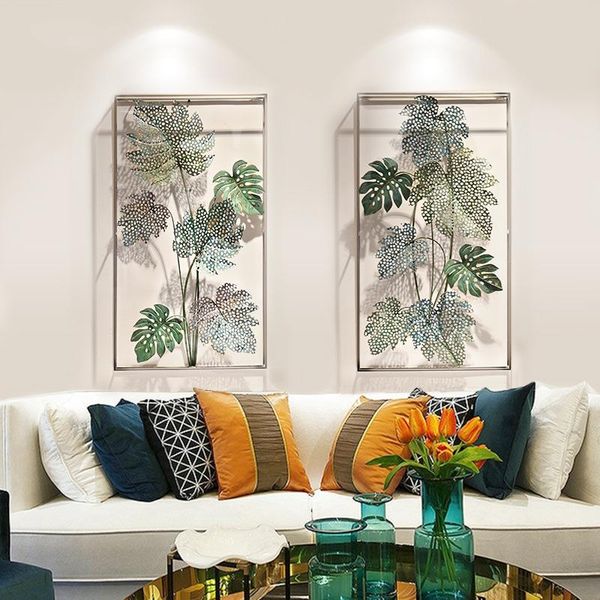 

decorative objects & figurines american home wall decoration creative iron hanging 3d aesthetic room decor