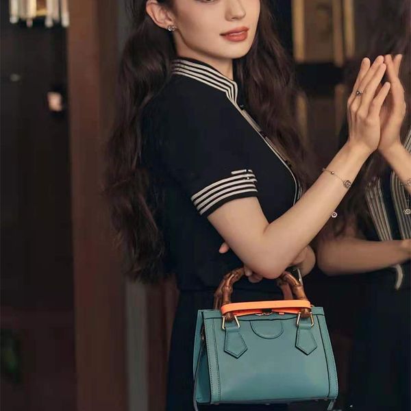 

women bag classic ladies handbags designer diana bamboo bags high-end brand luxury shoulder messenger bags