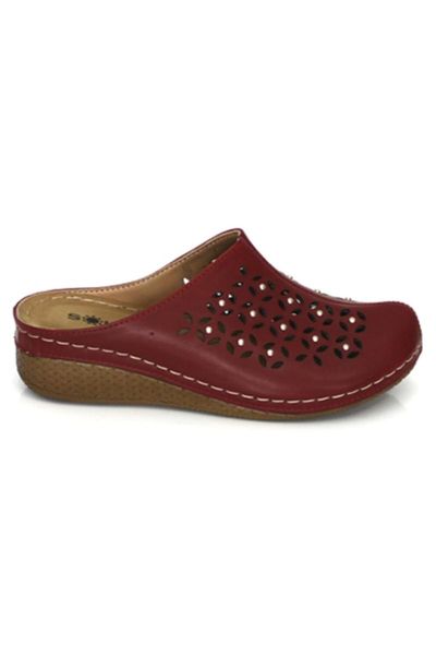 

slippers women burgundy, Black