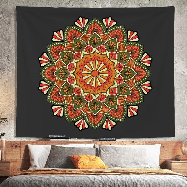 

tapestries mandala sandy beach blanket wall hanging celestial islamic tapestry decoration home carpets living room decor kids bedroom gift