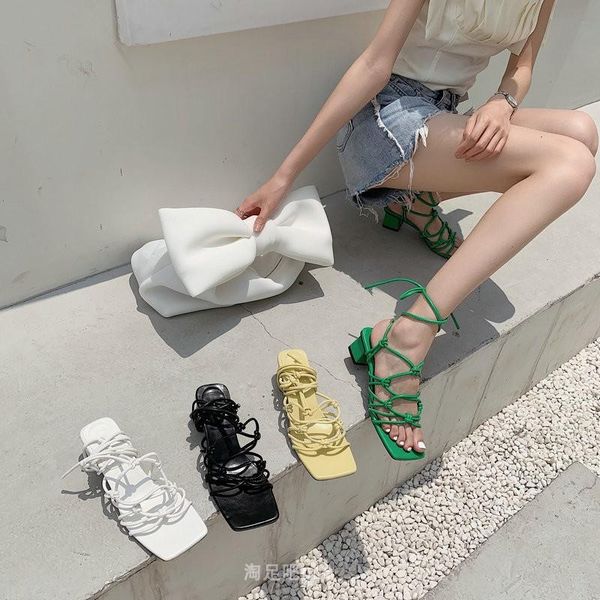 

dress shoes all-match cross-shoes 2021 sandals clear heels suit female beige open toe med summer comfort fashion high girls black peep b