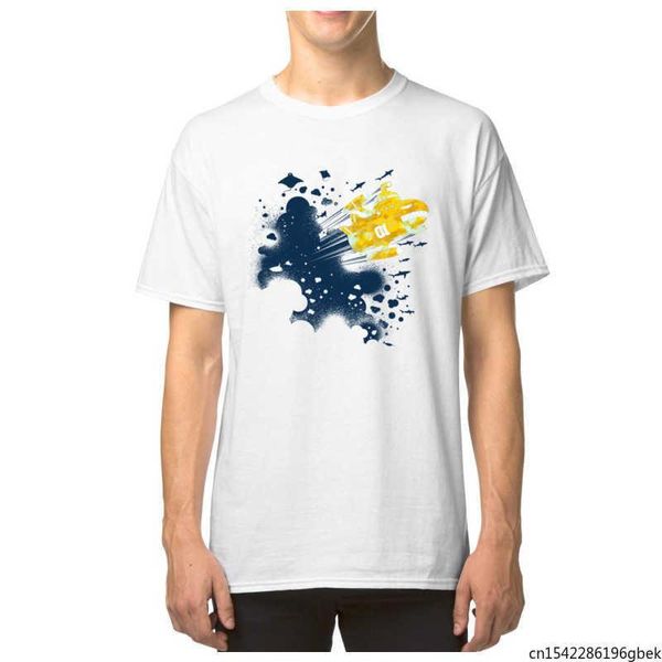 

men's t-shirts yellow color submarine print graphic t-shirt, White;black