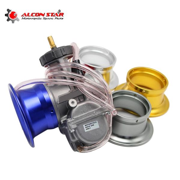 

alconstar- 63mm motorcycle carburetor air filter cup wind horn fit pwk 34mm 36mm 38mm 40mm 42mm fuel system