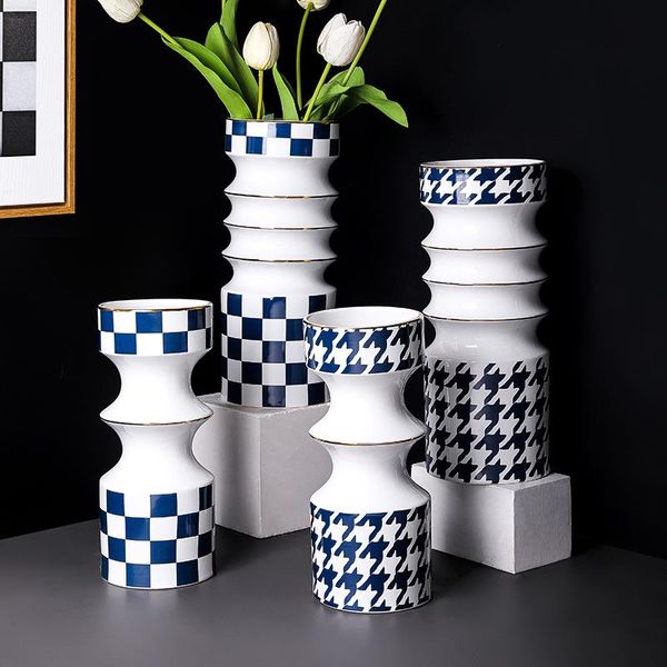 

vases shaling ceramic crafts light luxury decoration el art nordic living room furnishing