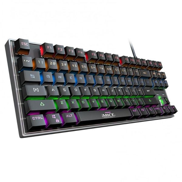 

keyboards imice -x60 87 keys waterproof mechanical keyboard usb wired gaming with rgb backlight