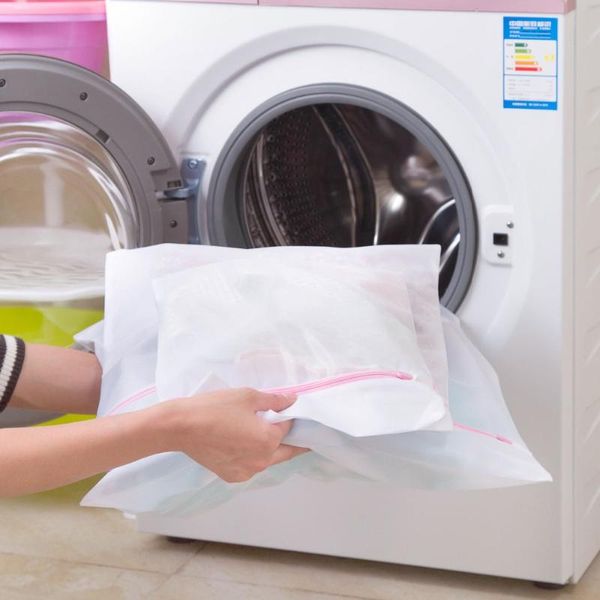 

nylon laundry bag bra lingerie socks underwear clothes washing machine protection zip net mesh bags basket