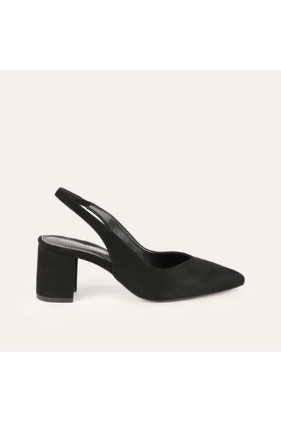 

dress shoes , suede appearance high-heeled, Black