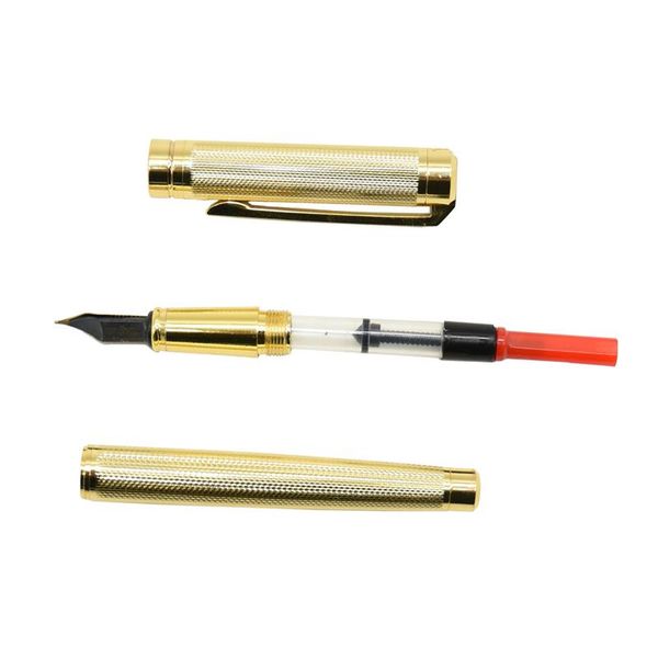 

16pcs luxury business fountain pen 0.7mm iridium nib office signature ink pens simple signing wholesale
