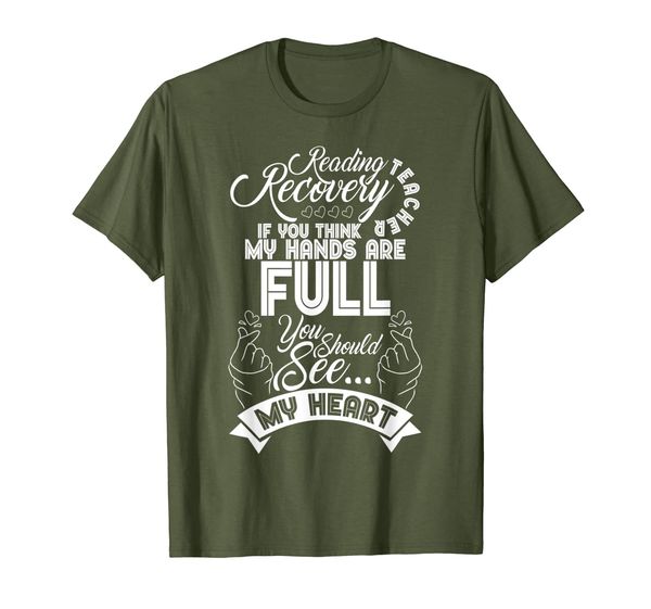 

reading recovery teacher t shirt, my heart t shirt, White;black