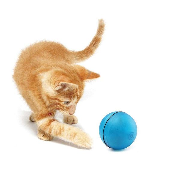 Toys Cat Toys Cute Dog Pet Leed Light Laser Ball Teaser Тренировка Автоматическая Интерактивная Игрушка Включено1 X 3 Батареи