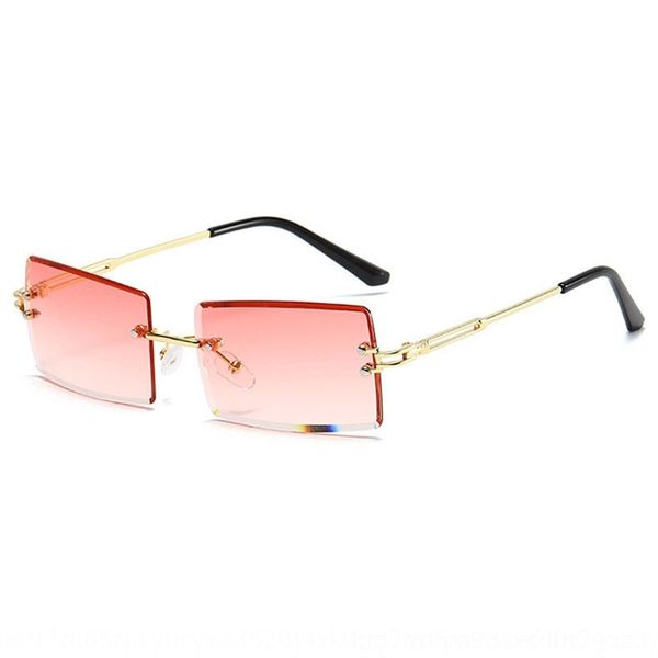 

rDy 2021cycling metal eyeglass women's large outdoor cut edge gradient 2021metal frame women's large frame sunglasses cut edge gradient sun, White;black
