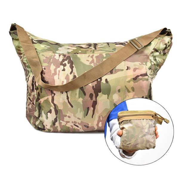 

fishing accessories shoulder tactical bag lightweight foldable large-capacity travel packet outdoor hiking military camo hunting bags