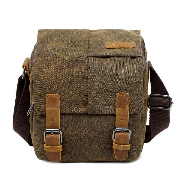 

2021 fashion single shoulder camera bag multifunctional slr camera canvas bag, Black;red