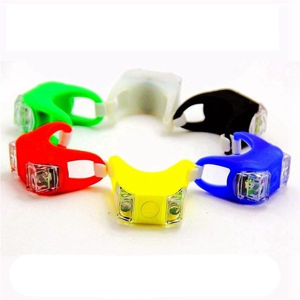 

mountain bike silicone waterproof frog warning tail bicycle front lamp single price
