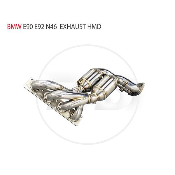 

manifold & parts hmd exhaust downpipe for e90 e92 n46 n55 335i car accessories with catalytic header without cat pipe