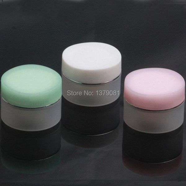 

storage bottles & jars arrival 15g acrylic cream jar pink,white cap empty cosmetic packing container 10cc sample tins