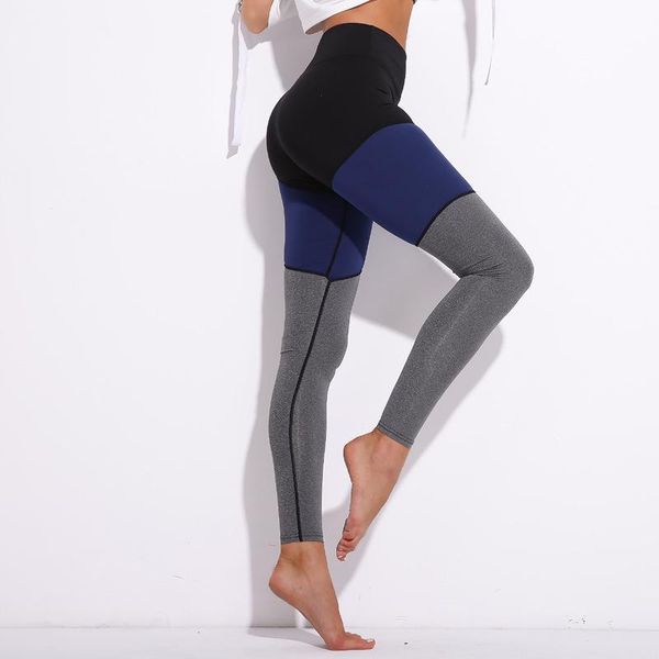 

yoga outfits vvues leggings sports pants patchwork quick drying jogging sportswear stretchy fitness hips push up seamless women, White;red