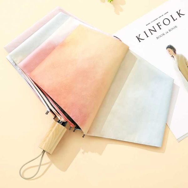 

umbrellas umbrella sun and rain uv black coating chinese automatic fashion rainbow fold gift with print for women girl parasol