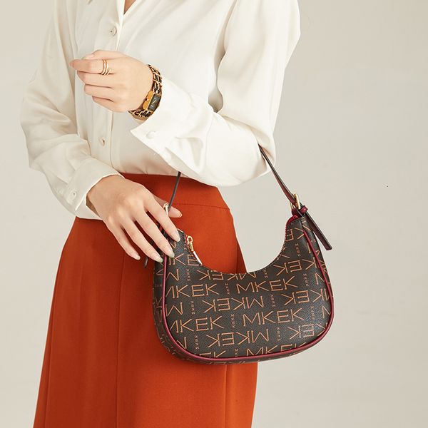 

taoyin leather goods armpit bag female 2021 fashion high sense minority method stick single shoulder messenger handbag