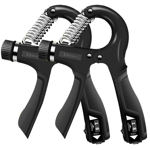 

hand grips -2pack counting grip strengthener adjustable resistance exerciser for muscle building