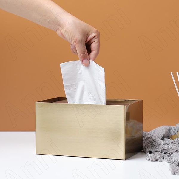 

tissue boxes & napkins creativity brass japanese vintage pure copper napkin holder with walnut cover home deskpaper towel organization