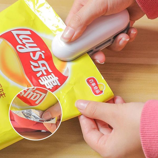 

bag clips mini sealing machine portable household kitchen storage and organization food clip heat
