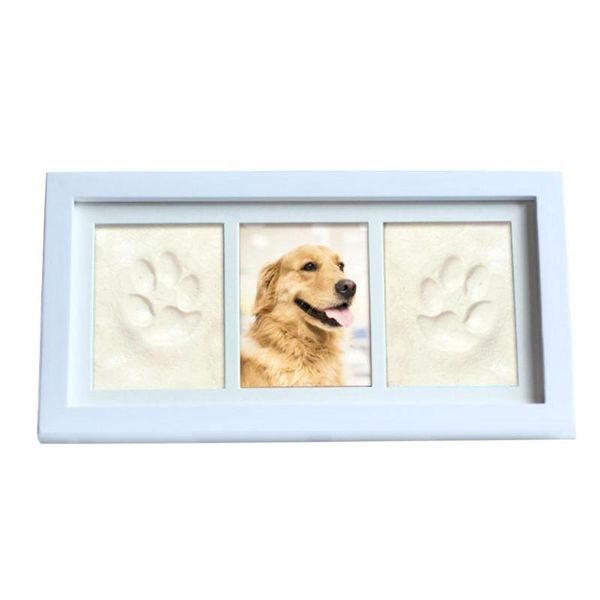 

pet pawprint keepsake kit picture frame and print with wooden po digital frames po