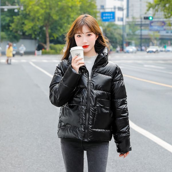 

new fashion women's winter jacket women coat parkas 2021 winter clothes quilted coats parka outerwear women's clothing, Black
