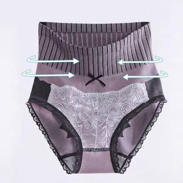 

women's panties shapers women fashion cozy lingerie briefs underpant intimates waist tummy underwear, Black;pink