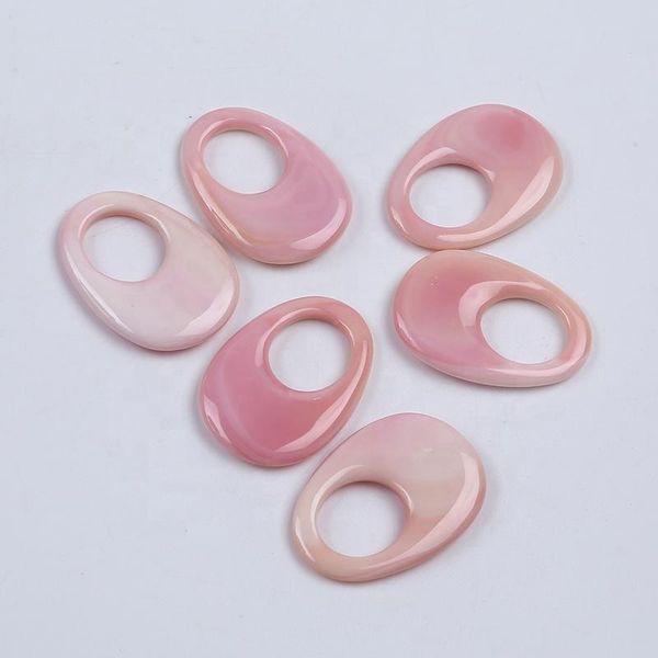 

other 25*35mm natural pink color mabe pearl loose beads