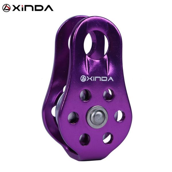 

cords, slings and webbing xinda rock climbing pulley fixed sideplate single sheave outdoor survival tool high altitud traverse hauling gear