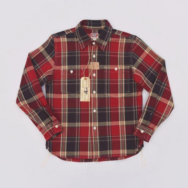 

blouses bob dong yarn dyed cotton checked asymmetrical pockets plaid work shirts, White;black
