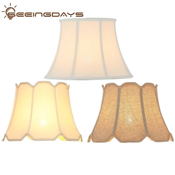 

lamp covers & shades seeingdays table cover court octagonal fabric bedroom bedside lampshade european floor wall shade