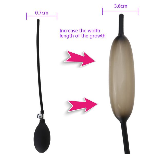 inflatable urethral dilator catheter urethra masturbator toys male genital protector for men chastity penis dilatore