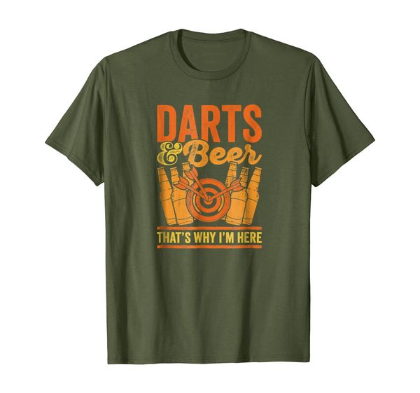 

Darts And Beer Pub Crawl T-Shirt That' Why I'm Here, Mainly pictures