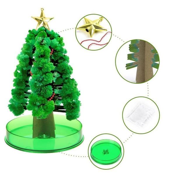 

party masks diy magic growing christmas tree toy for kids visual paper crystals magically funny trees