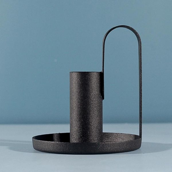 

candle holders 3pcs candlestick taper holder anti rust retro candelabra stand candlelight dinner party kitchen home decoration