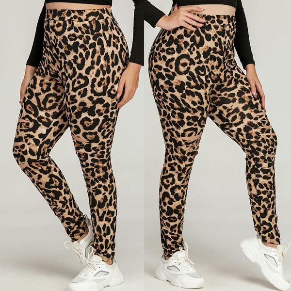 

women's leggings leopard slim women leggins push up workout legging femme high waist elastic sportswear, Black
