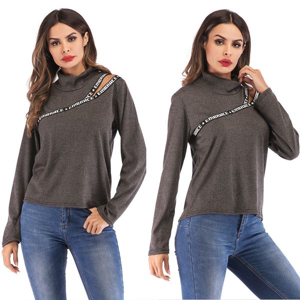 

2021 spring new women's fashion women's t-shirt, White