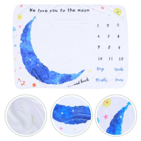 

blankets & swaddling born baby po background growth chart milestone blanket prop decoration