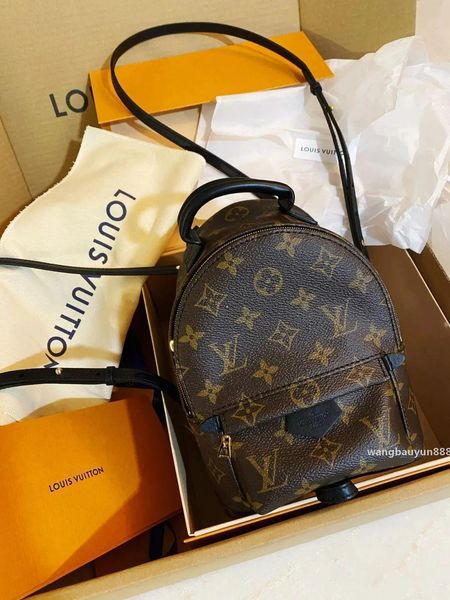 

1-1palm springs mini backpack women shcool bag luxury shoulder bag designer travel messenger bags purse m44873 gglvlouisvi, Red;black