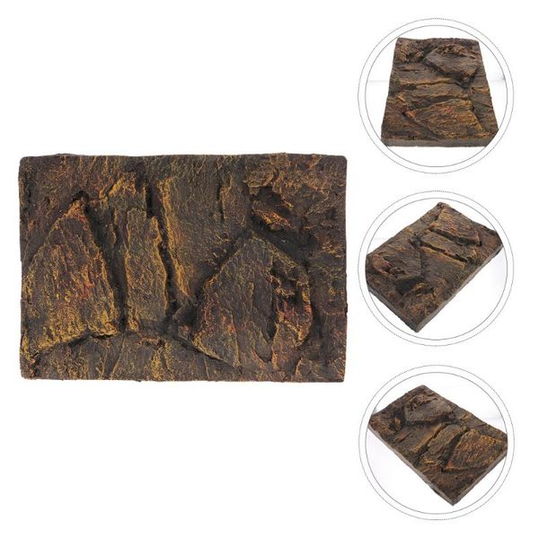 

decorations 3d natural background board stone for reptile tank fish