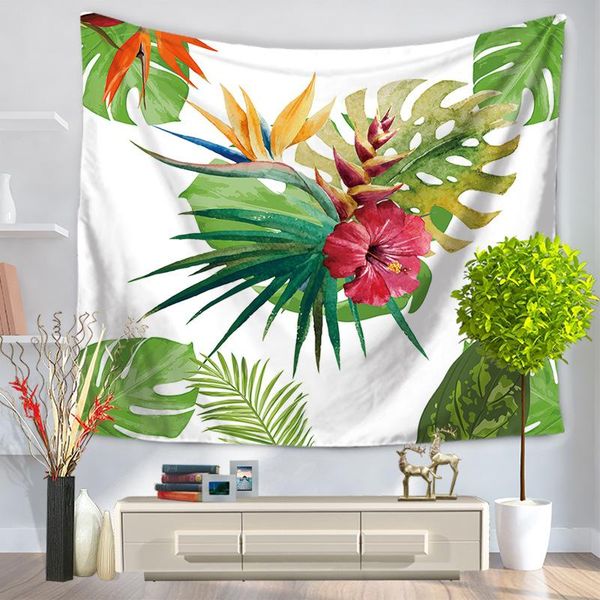 

tapestries personalized creative plants and flowers tapestry beach towel sitting carpet