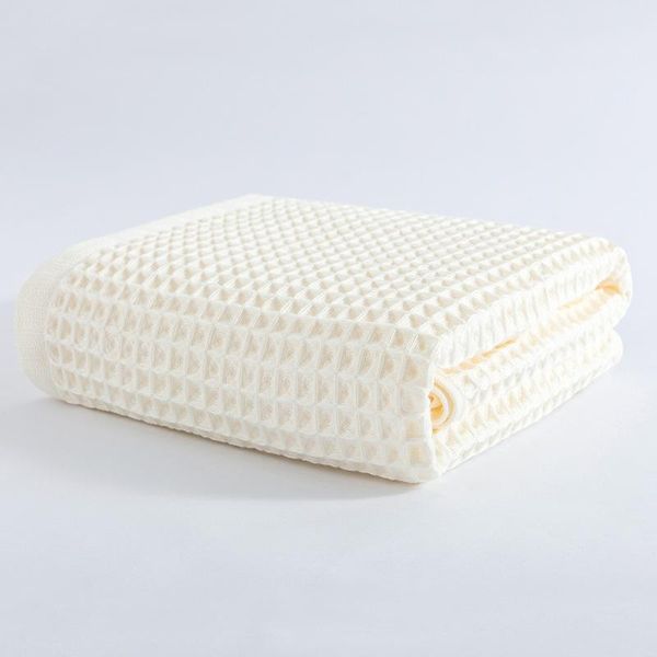 

towel 1 piece 70x140 cm 100% cotton waffle bath soft absorbent home bathroom