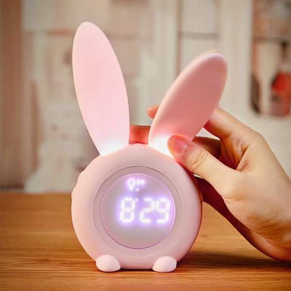 Andere Uhren Zubehör Tischuhr Digital für Kinder Schlafalarm Haushaltsbedarf Multifunktions-Schlummertimer