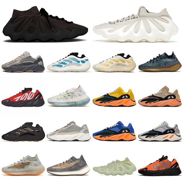 

women mens yeezy boost 700 v2 kanye west running shoes resin cream alien blue 380 450 dark slate cloud white trainers utility black big size