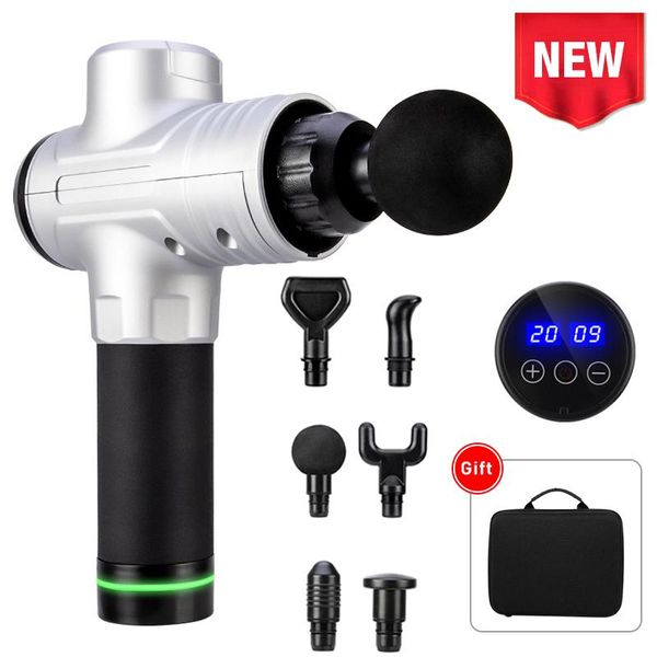 

massage gun muscle relaxation massager vibration fascial fitness equipment noise reduction body deep fascia