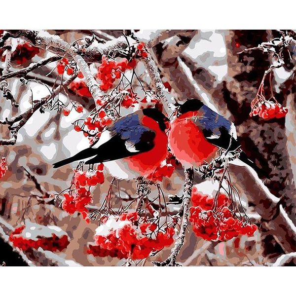 

paintings frame diy oil painting by numbers kits mangrove bird canvas acrylic paint set for adults wall art animals picture